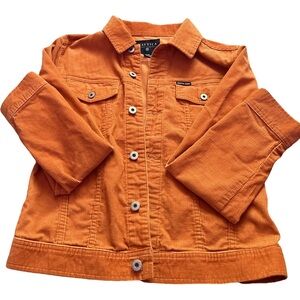 Nautica orange denim jacket